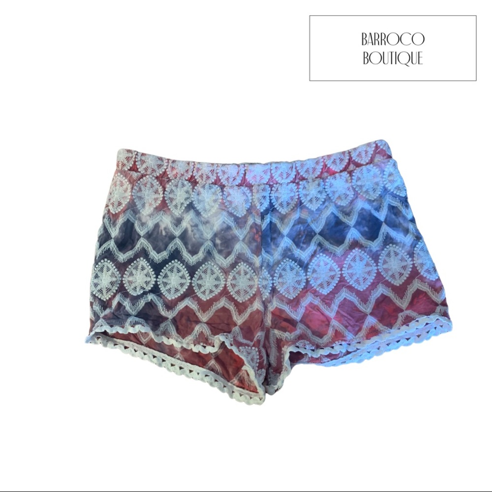 Glam Tie Die Indie Shorts